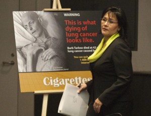 Canadian health warnings on cigarette packs