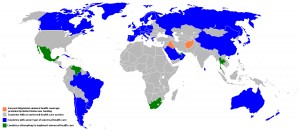 Countries with universal health care