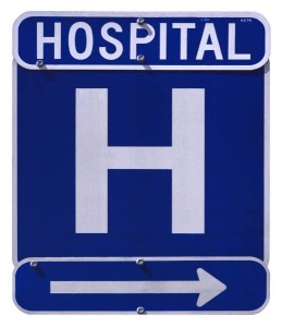 Hospital sign