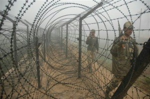 Fence between India and Bangladesh