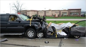 Legal drug abuse car crash