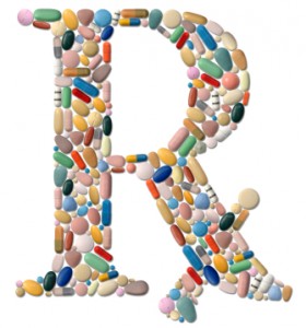 Prescription drugs symbol