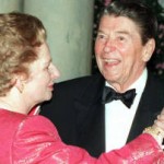 Reagan and Thatcher dance