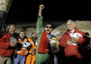 Trapped chilean miner rescued